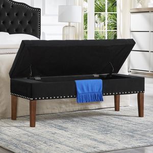 Panca Imbottita per Camera da Letto con Vano Contenitore, Arredamento Elegante per il Tuo Spazio - Product Image 2