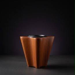 Quemador de Incienso Escultural Hecho a Mano en Madera de Acacia con Acabado Brillante para Aromaterapia, Bakhoor y Oud en el Dormitorio - Product Image 2