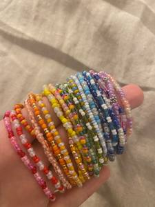 Multicolour Beaded <b>Bracelet</b> For Women Daily Wear Wedding Gifting <b>Adjustable</b> Trending Ethnic Wristband Fashion Jewelry Accessory - Product Image 2