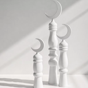 Artículo de regalo para Ramadán, decoración para regalos del Eid, decoración religiosa de madera, decoración árabe para el hogar, decoración minimalista de madera, decoración artesanal de primera calidad - Product Image 1