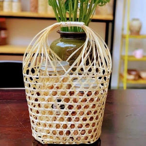 Panier-cadeau en bambou compact et pratique adapté au Nouvel An - Product Image 6