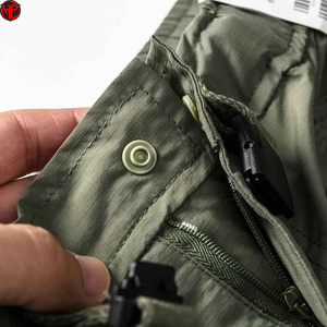 Men's Large Size Summer Sports Cargo Shorts Mid Waist Loose Straight Tube Woven Closure Breathable Solid Fishing Shorts - Product Image 5