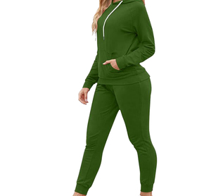 Premium Quality Wholesale Women's Half-zip <b>Sweaters</b> and Women's Loose-fitting Wide-leg Pants Sportswear <b>Sets</b> Suitable - Product Image 3