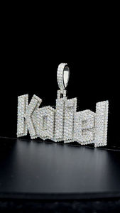 Pendentif en diamant Hiphop direct de la manufacture Pendentif en diamant Moissanite VVS en argent sterling 925 - Product Image 3