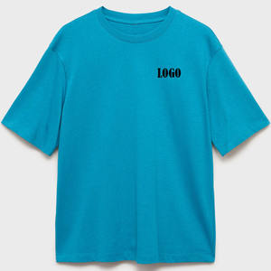 T-shirt personnalisé pour homme OEM ODM avec logo frontal, en coton tricoté de qualité supérieure, col rond, respirant, séchage rapide, écologique, coupe classique, marque privée - Product Image 3