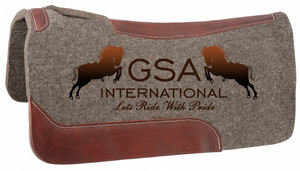 Almohadillas de fieltro de lana de Nueva Zelanda personalizadas, las más vendidas, de alta calidad y duraderas para equitación y deportes, al por mayor. - Product Image 2