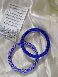 <b>Bangle</b> Wristband Woven Boho Jewelry Bulk Wholesale Low Price Style Solid Color <b>Glass</b> Seed Bead Rope Bracelet Handmade Crochet - Product Image 2