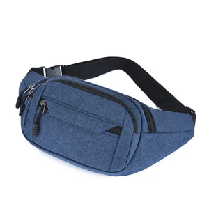 Riñonera de fibra de poliéster impermeable, mochila de pecho para deportes al aire libre, riñonera de gran capacidad, riñonera compacta. - Product Image 3