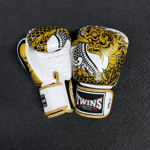 รุ่นขายดี ออกแบบพิมพ์ลายได้ตามต้องการ ถุงมือคู่สำหรับฝึกซ้อมมวยไทย MMA แบบเต็มนิ้ว กันลื่น ระบายความชื้น - Product Image 1