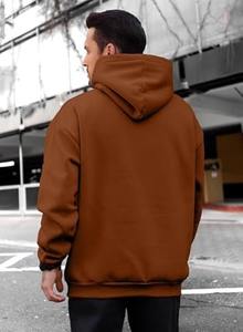 Sweat-shirt ample en coton épais avec intérieur en polaire doux et forme structurée pour un confort tout au long de la journée. - Product Image 3