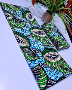 Tela de Algodón con Estampado Africano de Cera Holandesa Premium de Senegal para Producción de Ropa - Product Image 6