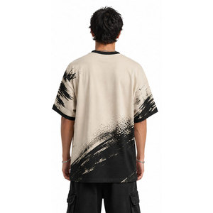 T-shirts surdimensionnés pour hommes de haute qualité, style streetwear, hip-hop, vintage, impression DTG, coton lourd - Product Image 1