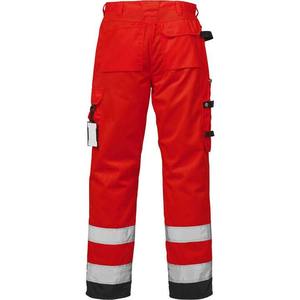 <b>High</b> Visibility Safety Heavy Duty Pants Reflective <b>Work</b> <b>Trousers</b> with Pockets for Construction Use Customized OEM Service Logo - Product Image 5