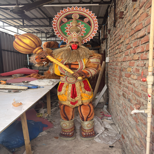 Disfraz de Mascota SHIVA TAILOR Grand Bahubali Hanuman Hecho a Medida para Adultos, Eventos en Templos, Desfiles y Actuaciones Públicas - Product Image 1