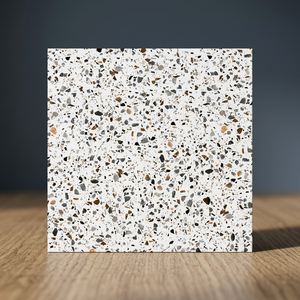 400x400 Terrasse Extérieure Terrazzo Porcelaine Mat Carrelage Rustique Antidérapant pour Sol Intérieur et Mur 16x16 pouces - Product Image 6
