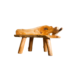 Muebles de Patio para Casa, Villa o Resort, Banco Rústico de Raíz de Teca, Hecho a Mano, de Lujo Premium, ARTERRA, Artesanía Duradera - Product Image 1