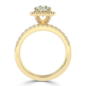 Anillo de Lujo para Mujer de Oro Blanco de 14 Quilates con Diamante Natural de 1.32 Quilates, Color H, Claridad VS1, Talla 5, 0.85g, Hecho a Mano, Impresionante, para Aniversario o Fiesta - Product Image 6
