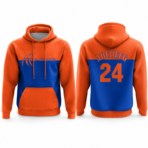 Sweat-shirts de sport personnalisés pour hommes 100 % coton brodés par sublimation, grandes tailles, tenues d'équipe d'entreprise, esprit d'équipe décontracté - Product Image 4