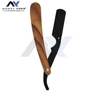 มีดโกนหนวดแบบคลาสสิค รุ่นโรสวูด ซาลอน แบร์เบอร์ เอดจ์ ราซอร์ ทำจากสแตนเลสสตีล พร้อมใบมีด  มีดโกนหนวดแบบตรงสำหรับมืออาชีพ - Product Image 6