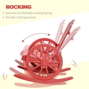 Chaises longues de jardin rouges pour l'extérieur - Product Image 5