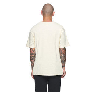 T-shirt homme surdimensionné personnalisé, 100% coton, impression sérigraphique, effet délavé, prix avantageux, en vente. - Product Image 1
