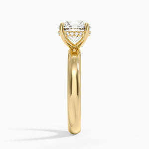 Anillo de compromiso clásico con diamante solitario de cuatro puntas - Product Image 3