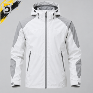 Veste de pluie pour homme de qualité supérieure, matière hydrofuge, coupe moderne, idéale pour la randonnée, le camping, le cyclisme et l'usage quotidien - Product Image 4