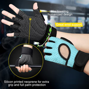 Gants de musculation personnalisés best-seller antidérapants avec rembourrage, sangle de maintien du poignet, respirants pour l'entraînement de fitness et de powerlifting - Product Image 3