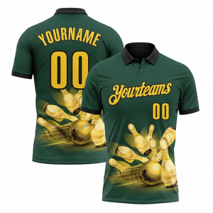 Camiseta Polo Sublimada para Hombre, Ropa Deportiva Personalizada para Equipos con Nombre, Número y Logotipo - Product Image 1
