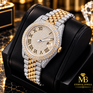 Montre automatique de luxe pour homme MB ETERNAL JEWELS, 41 mm, cadran carré en alliage, chiffres romains, quartz, fermoir déployant - Product Image 1