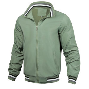 Blouson Bomber Décontracté Vintage Oversize en Toile pour Homme avec Broderie Chenille Personnalisée et Séchage Rapide - Product Image 3