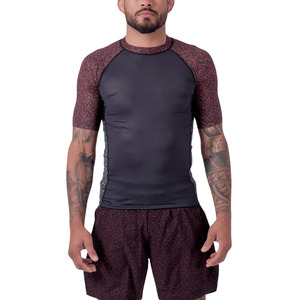 Custom <b>Men</b> Raglan <b>Compression</b> <b>Shirt</b> OEM Private Label Short Sleeve Gym Training T <b>Shirt</b> Performance Sportswear Supplier - Product Image 1