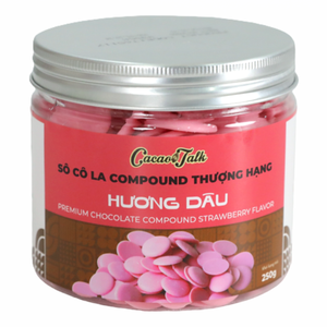 Chocolate Compuesto de Fresa en Botones, el Más Vendido, Fabricado en Vietnam, Envío Global, Ingrediente para Panadería, HALAL, OEM/ODM - Product Image 1