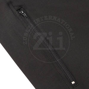 Vêtements de sport pour hommes, sweats à capuche de compression de couleur unie, vêtements de fitness, sweats à capuche de compression slim fit pour hommes - Product Image 2