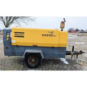 Compresseur d'air diesel portable <span class=keywords><strong>Atlas</strong></span> <span class=keywords><strong>Copco</strong></span> XAS 400 monté sur remorque 400CFM - Product Image 4