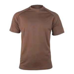 Camiseta de hombre de manga corta, 100% algodón, tela transpirable, cuello redondo, corte regular, diseño liso, serigrafía, impresión de logotipo personalizado. - Product Image 4