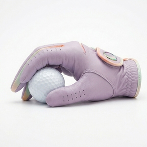Injae Premium Cabretta Leather Golf Glove Left Hand Unisex Premium Color Accent Soft Grip Breathable Private Label OEM ODM - Product Image 2