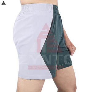 Shorts de plage en maille pour hommes, pas chers, séchage rapide, grandes tailles, unis, pour la gym et l'entraînement, avec poches - Product Image 5
