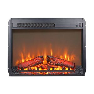 Inserto per Caminetto Elettrico da 23 Pollici con Fiamma Realistica e Set di Tronchi, Protezione da Surriscaldamento, Nessun Controllo Necessario - Product Image 1