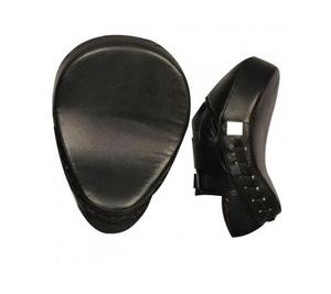 Durable Professional Leather Boxing Curved <b>Focus</b> <b>Pad</b> Adjustable Hand Target Mitts Martial Arts Kickboxing MMA Training Workouts - Product Image 1