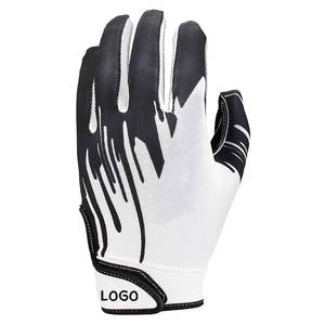 Wholesale <b>Men's</b> Full Finger Leather American Football <b>Gloves</b> Sticky Grip Breathable <b>Touch</b> <b>Screen</b> Adjustable Wrist Strap Durable - Product Image 1