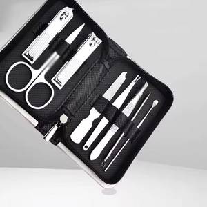 7 In 1 Stainless Steel Nail Kit With <b>Case</b> Portable Manicure Tools Set For Adults Classic Style - Product Image 3