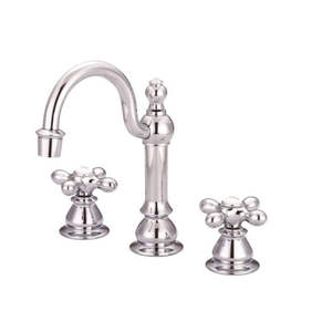 Grifo Mezclador de Agua para Lavabo de Baño, Elegante, Moderno y Estilizado, con Acabado en Latón Dorado, Doble Palanca, de Lujo - Product Image 1
