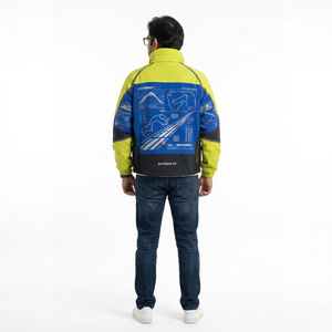 Custom High-End 118GSM Nylon Taslan <b>Men's</b> Windbreaker <b>Jacket</b> 3XL Streetwear Motorsport Graphic Outerwear Premium OEM Supplier - Product Image 2
