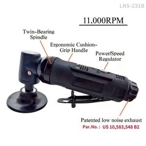 2 "0.5HP ซานเดอร์มุมอากาศ | ความเร็วสูง11,000รอบต่อนาทีเครื่องขัดทรายลมสำหรับพื้นที่แคบ | เหมาะกับแผ่นเปลี่ยนเร็ว2"/3" - Product Image 2