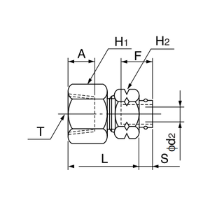 Raccord à joint rapide NITTA FC1N3/8 - Product Image 1
