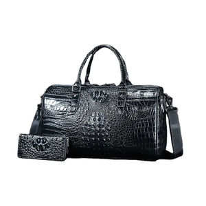 Sac de voyage unisexe personnalisé en gros, sac de sport vintage fait main, sac de week-end étanche avec fermeture éclair pour la nuit et la gym - Product Image 1