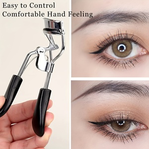 Professional Eyelash Curler with Black Rubber Handles <b>Makeup</b> <b>Tool</b> Reusable Stylish Eye <b>Makeup</b> and Lash Styling - Product Image 5