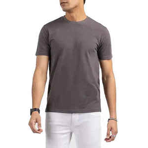 Camiseta Deportiva Urbana para Hombre, Personalizada, con Hombros Caídos, Talla Grande, Cuello Redondo, Manga Corta, 300GSM, Algodón Peinado, Transpirable, de Secado Rápido - Product Image 4