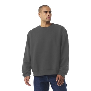 Sweat-shirt tendance pour homme, pull décontracté en polaire à col rond, haut chaud d'hiver pour la salle de sport, le streetwear, le port quotidien, le confort en plein air - Product Image 1